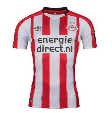 2017-18 PSV Eindhoven Home Soccer Jersey